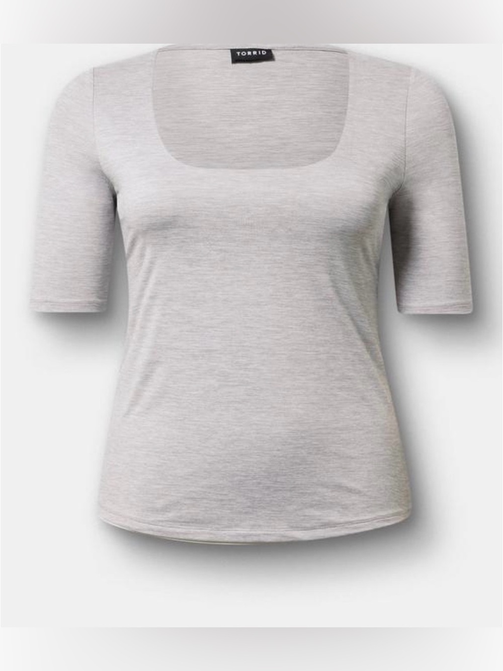 Torrid Scoop Neck Shaping Tee 2 - Picture 9 of 10